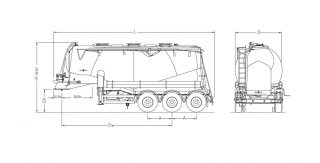 Technische Zeichnung - SF 2723 FL